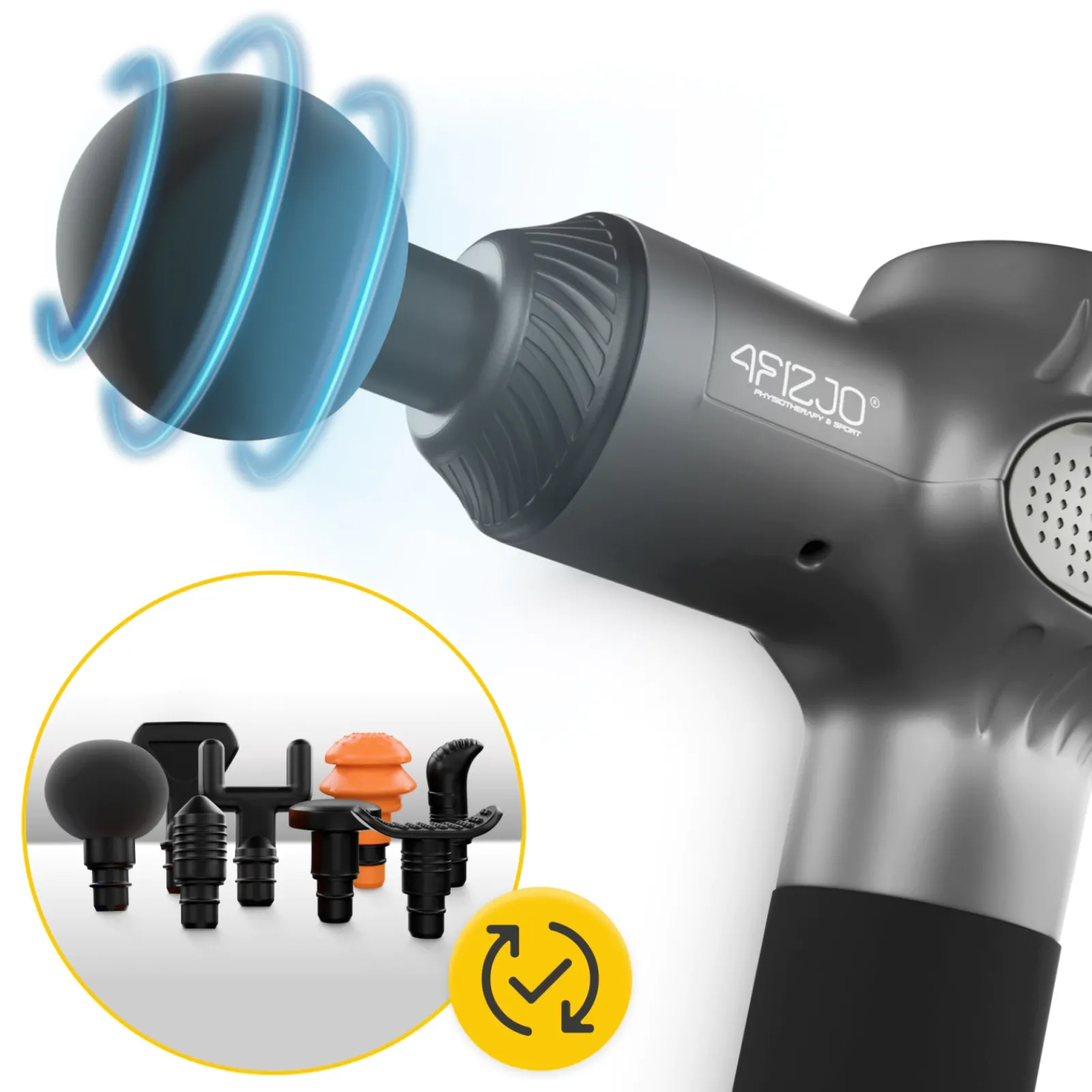4FIZJO Pistolet do masażu MASSAGE GUN ACTIVE Clearance