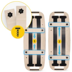 4FIZJO Platforma do balansowania drewniana TRICKBOARD Discount