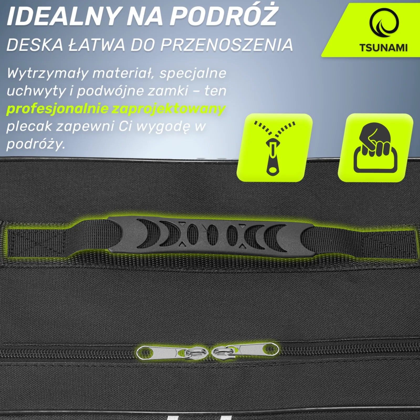4FIZJO Plecak na deskę SUP TSUNAMI