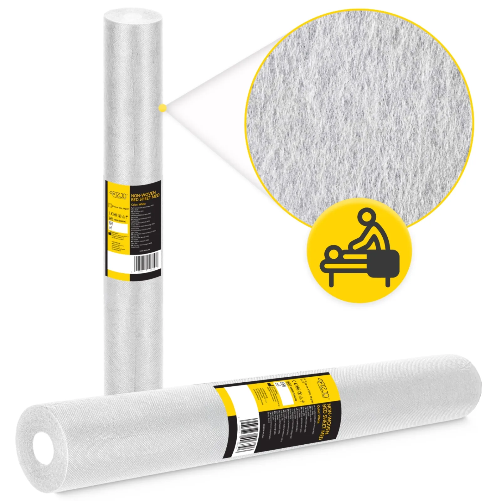 4FIZJO Podkład medyczny w rolce MED 70 cm x 50 m Biały Outlet