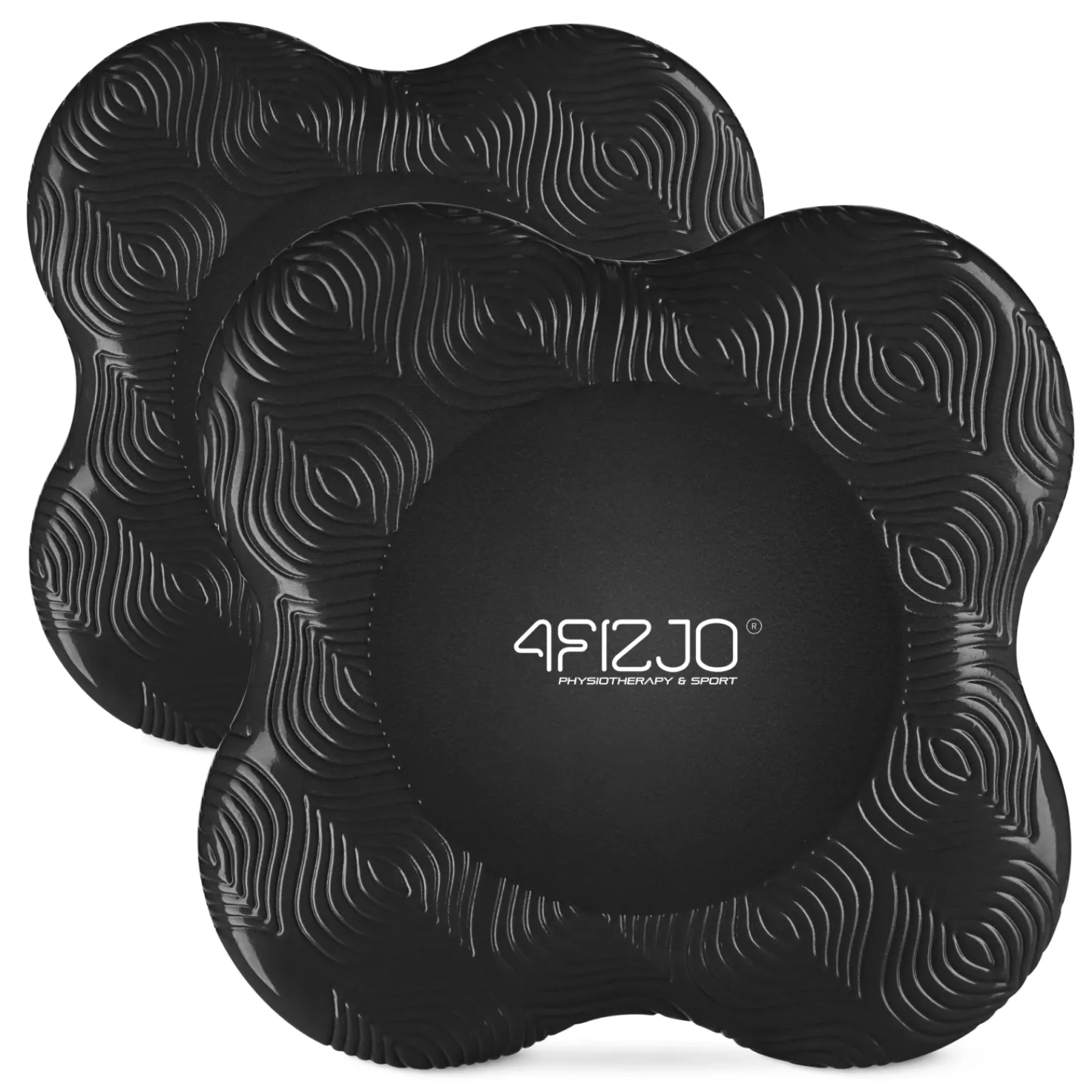 4FIZJO Podkładki pod kolana do jogi czarne Hot