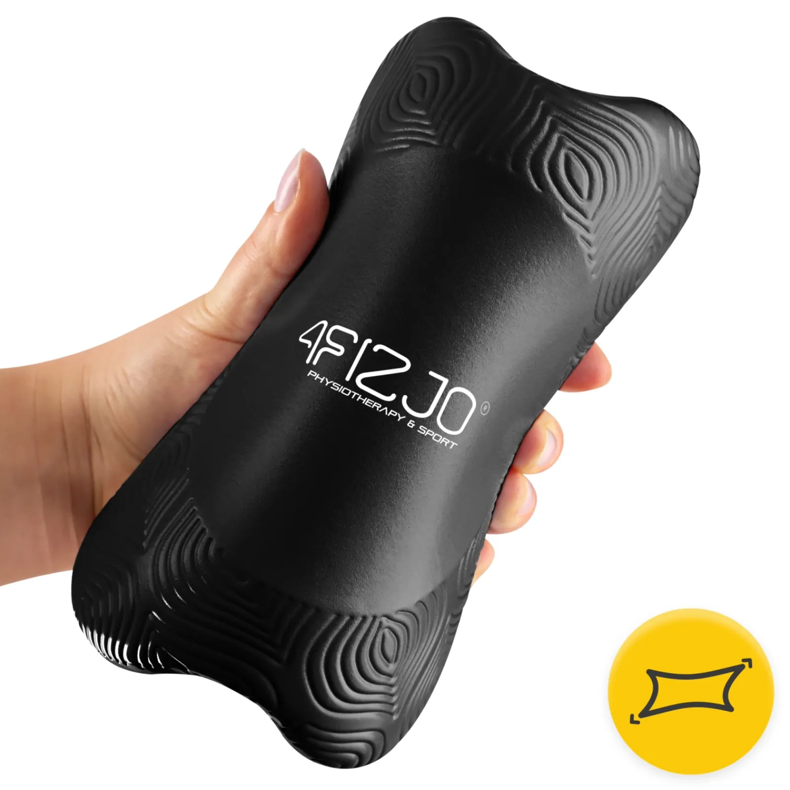 4FIZJO Podkładki pod kolana do jogi czarne Hot