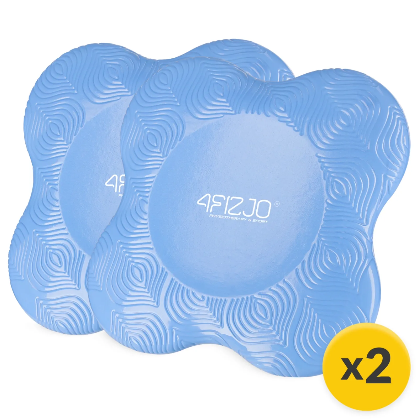 4FIZJO Podkładki pod kolana do jogi niebieskie Hot