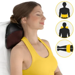 4FIZJO Poduszka masująca SHIATSU ULTRA+ brązowa Sale