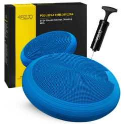 4FIZJO Poduszka sensomotoryczna MED+ 60 cm niebieska Niebieski Outlet
