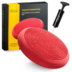 4FIZJO Poduszka sensomotoryczna MED+ 33 cm czerwona Czerwony Discount
