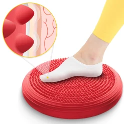 4FIZJO Poduszka sensomotoryczna MED+ 33 cm czerwona Czerwony Discount