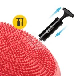 4FIZJO Poduszka sensomotoryczna MED+ 33 cm czerwona Czerwony Discount