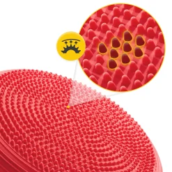4FIZJO Poduszka sensomotoryczna MED+ 33 cm czerwona Czerwony Discount
