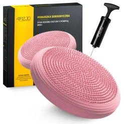 4FIZJO Poduszka sensomotoryczna MED+ 33 cm różowa Różowy New