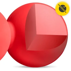4FIZJO Podwójna piłka do masażu DOUBLE BALL czerwona Outlet