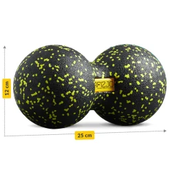 4FIZJO Podwójna piłka do masażu EPP 12 cm żółta Outlet