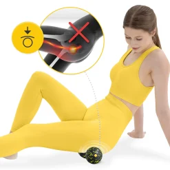 4FIZJO Podwójna piłka do masażu EPP 8 cm żółta Hot