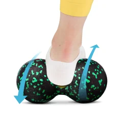 4FIZJO Podwójna piłka do masażu EPP 8 cm zielona New