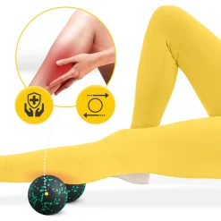4FIZJO Podwójna piłka do masażu EPP 12 cm zielona