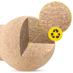 4FIZJO Podwójna piłka do masażu korkowa 13,5 cm Outlet