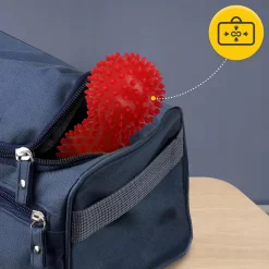 4FIZJO Podwójna piłka sensoryczna do masażu czerwona
