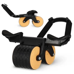 4FIZJO Podwójne koło do ćwiczeń mięśni brzucha AB Wheel Ultra Discount