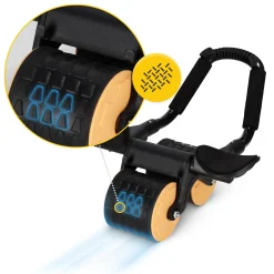 4FIZJO Podwójne koło do ćwiczeń mięśni brzucha AB Wheel Ultra Discount