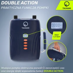 4FIZJO Pompka elektryczna do deski SUP TSUNAMI z akumulatorem Discount