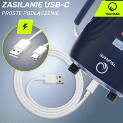 4FIZJO Pompka elektryczna do deski SUP TSUNAMI z akumulatorem Discount