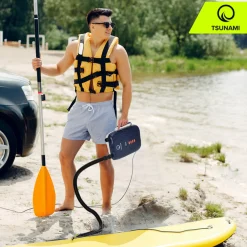 4FIZJO Pompka elektryczna do deski SUP TSUNAMI samochodowa New