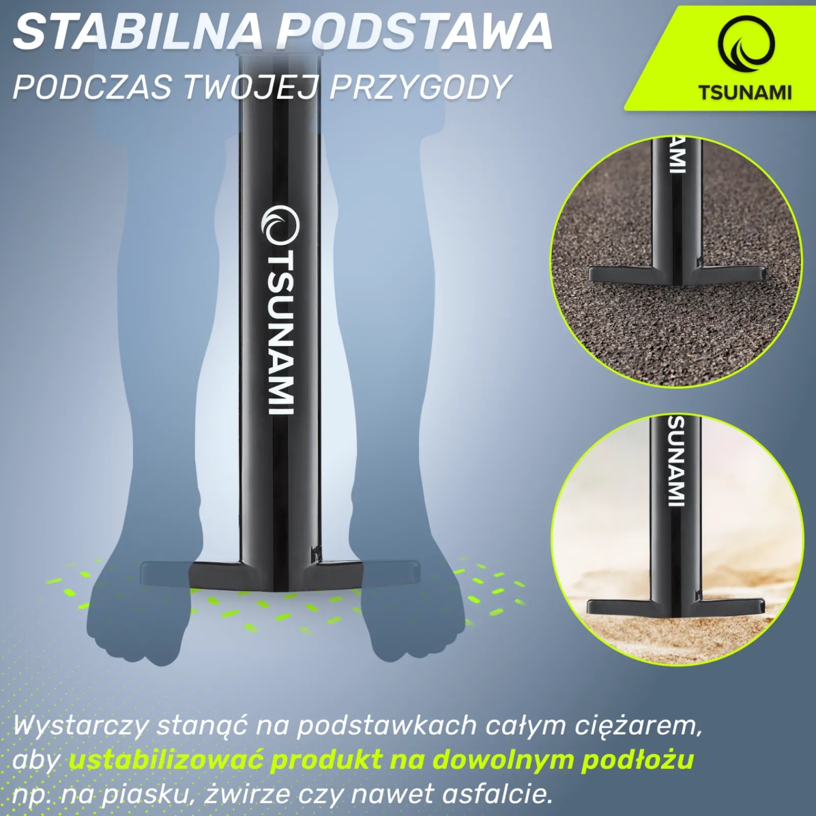 4FIZJO Pompka ręczna wysokociśnieniowa do deski SUP TSUNAMI Hot
