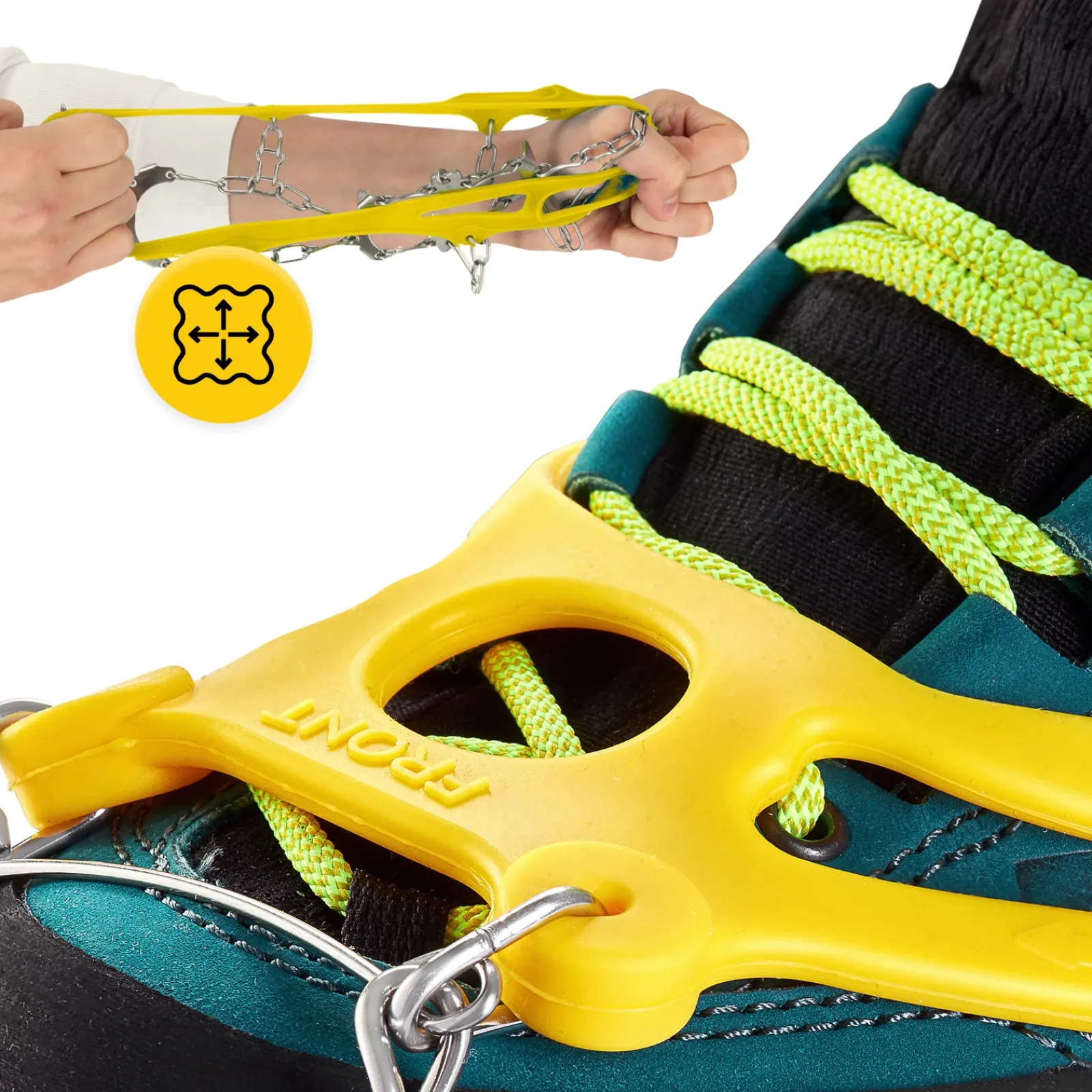 4FIZJO Raczki na buty turystyczne PREMIUM (35-36) S Discount