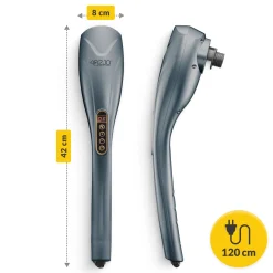 4FIZJO Ręczny masażer wibracyjny do ciała szary New