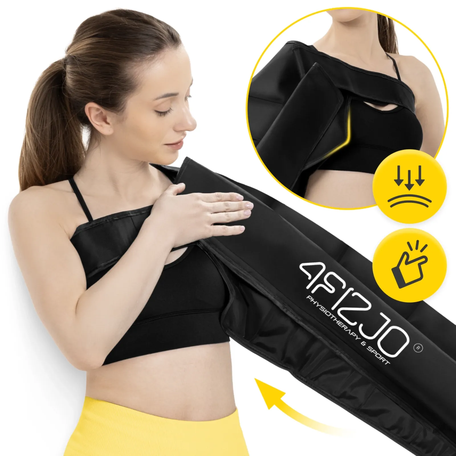 4FIZJO Rękawy do drenażu limfatycznego C6 Hot