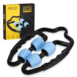 4FIZJO Roller do masażu ciała z wypustkami niebieski Clearance
