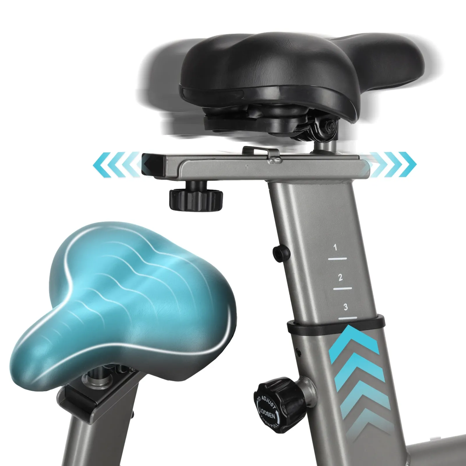 4FIZJO Rower spinningowy mechaniczny RACING szary Online