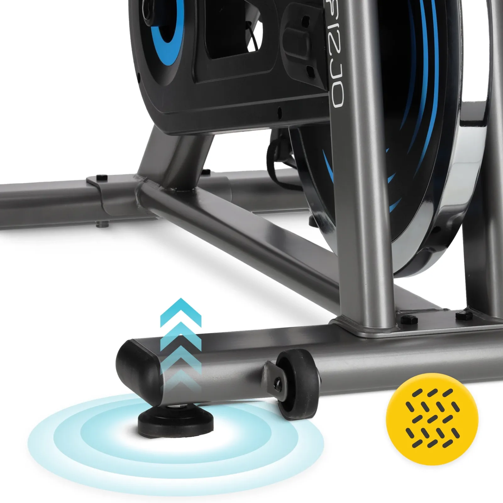4FIZJO Rower spinningowy mechaniczny RACING szary Online