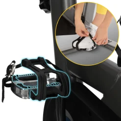 4FIZJO Rower spinningowy mechaniczny RACING szary Online