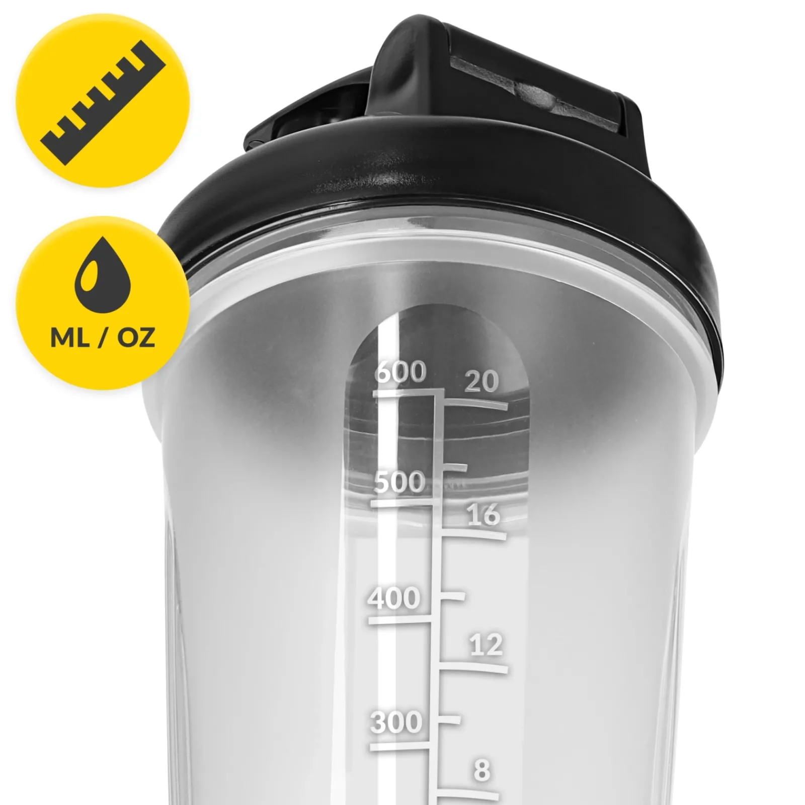 4FIZJO Shaker sportowy PRO do odżywek z siateczką 650 ml Discount