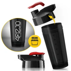 4FIZJO Shaker sportowy ULTRA do odżywek 700 ml Hot