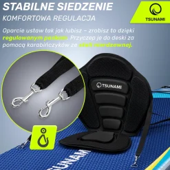 4FIZJO Siedzisko z oparciem do deski SUP TSUNAMI Sale