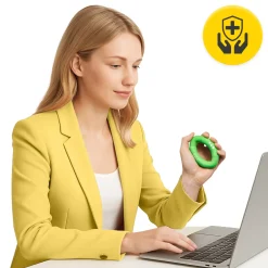 4FIZJO Silikonowy ściskacz do treningu dłoni zielony Discount