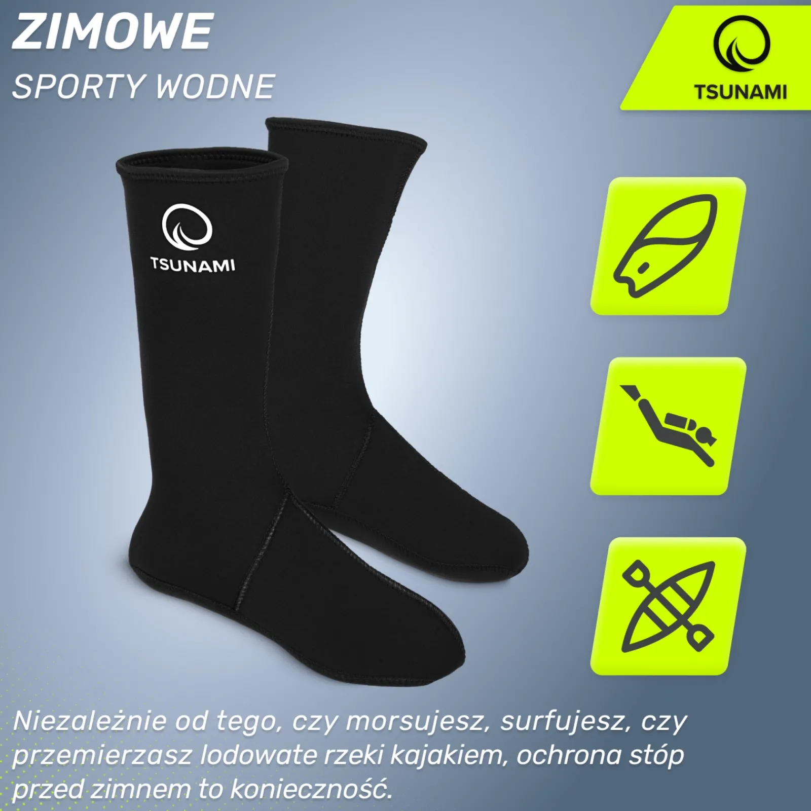 4FIZJO Skarpety neoprenowe do morsowania 42/43 Hot