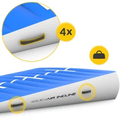 4FIZJO Skos akrobatyczny AIR INCLINE 2 x 2 x 0,4 m + pompka Outlet