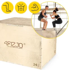 4FIZJO Skrzynia plyometryczna jump box 50 x 75 x 60 New