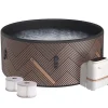 4FIZJO Spa ogrodowe dmuchane MSpa MONO 6-osobowe Discount