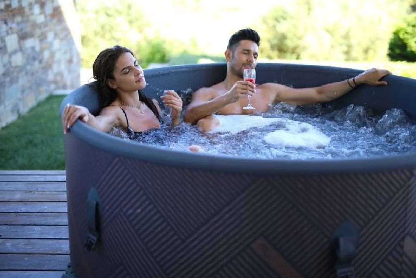 4FIZJO Spa ogrodowe dmuchane MSpa MONO 6-osobowe Discount