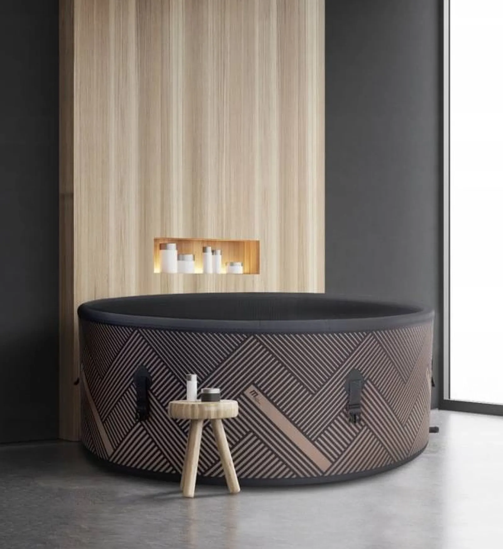 4FIZJO Spa ogrodowe dmuchane MSpa MONO Max WiFi 8-osobowe Outlet