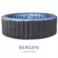 4FIZJO Spa ogrodowe dmuchane MSpa BERGEN 6-osobowe New