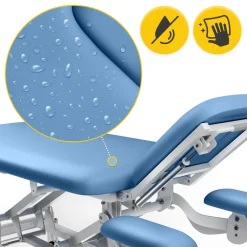 4FIZJO Stół do masażu i rehabilitacji elektryczny PURE+ Niebieski New