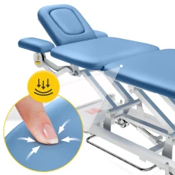 4FIZJO Stół do masażu i rehabilitacji elektryczny ERGO Niebieski Clearance