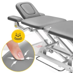 4FIZJO Stół do masażu i rehabilitacji elektryczny ERGO Szary Hot