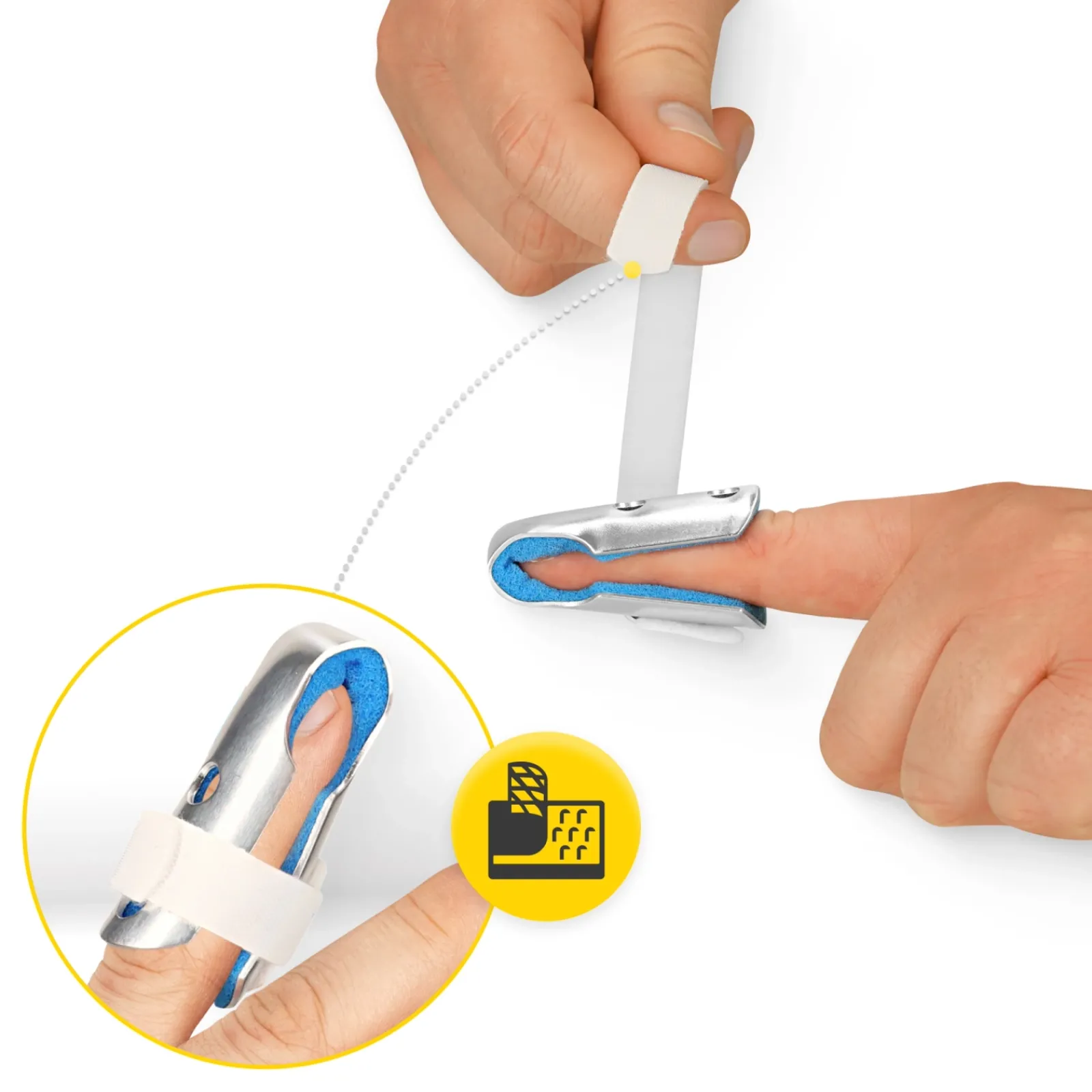 4FIZJO Stabilizator palca MED rozmiar M Discount