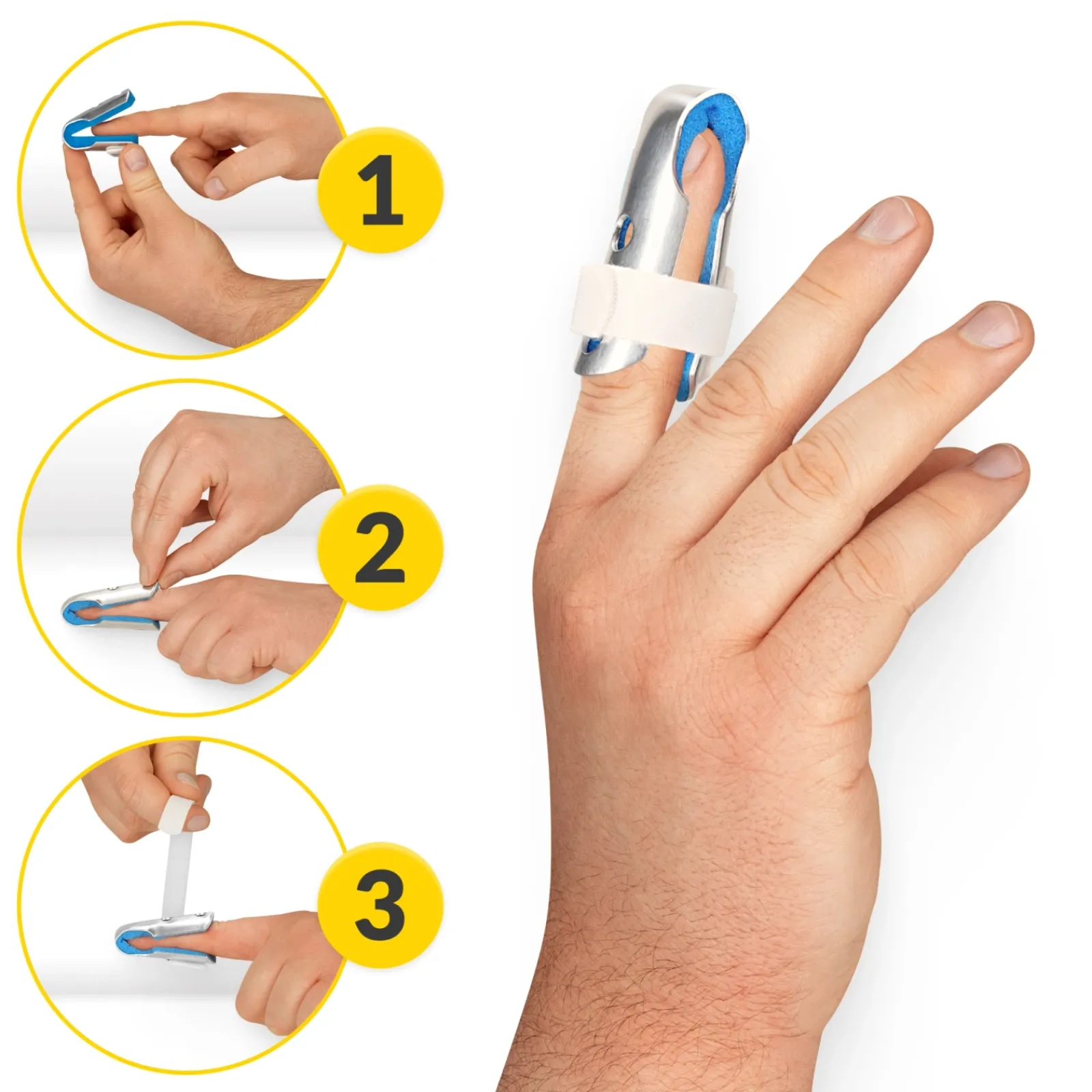 4FIZJO Stabilizator palca MED rozmiar M Discount